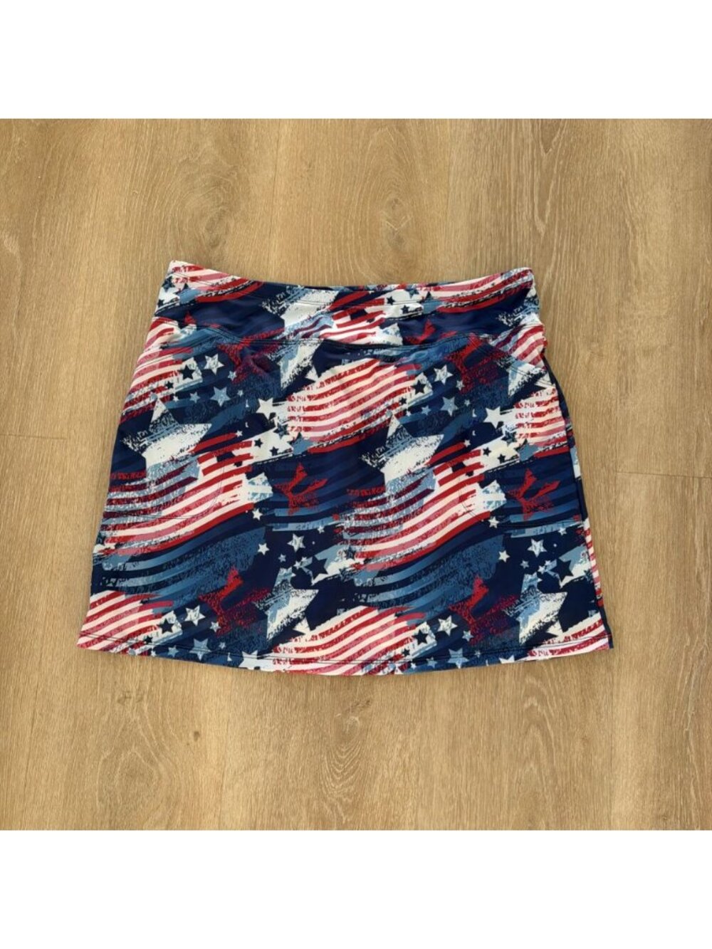 B Skinz Women's American Print Skort Tennis Pickleball Size XL (2) - Picture 2 of 7